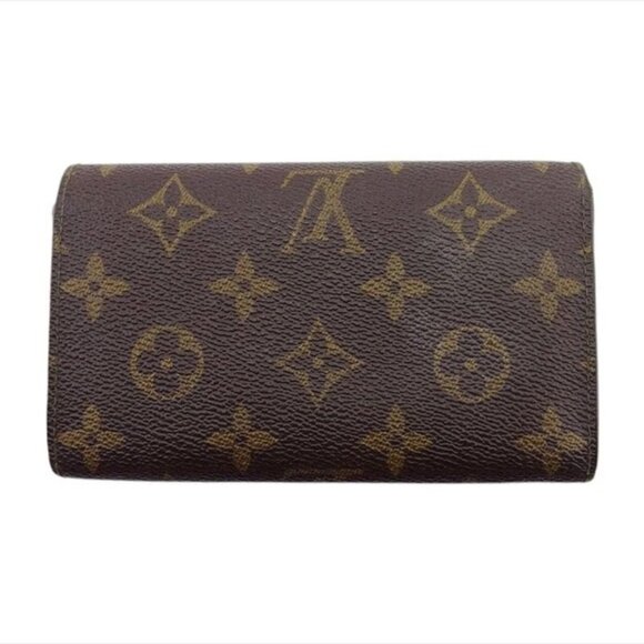 LOUIS VUITTON L-shaped zipper wallet Monogram Authentic Used - Picture 3 of 10